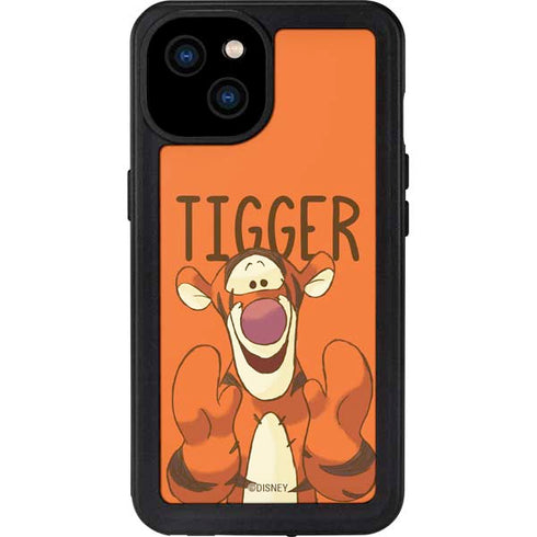 Disney Winnie the Pooh Tigget Portrait iPhone 15 Plus Waterproof Case